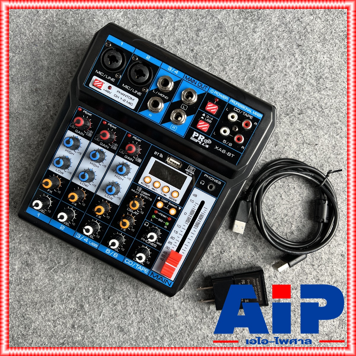 PROPLUS XA-6BT บลูทูธ 6 CHANNELS XA6 XA-6 XA 6 BT กระทัดรัด น้ำหนักเบา พกพาสะดวก คุณภาพสูง โปรพลัส XA 6 BT XA6BT เอไอ-ไพศาล