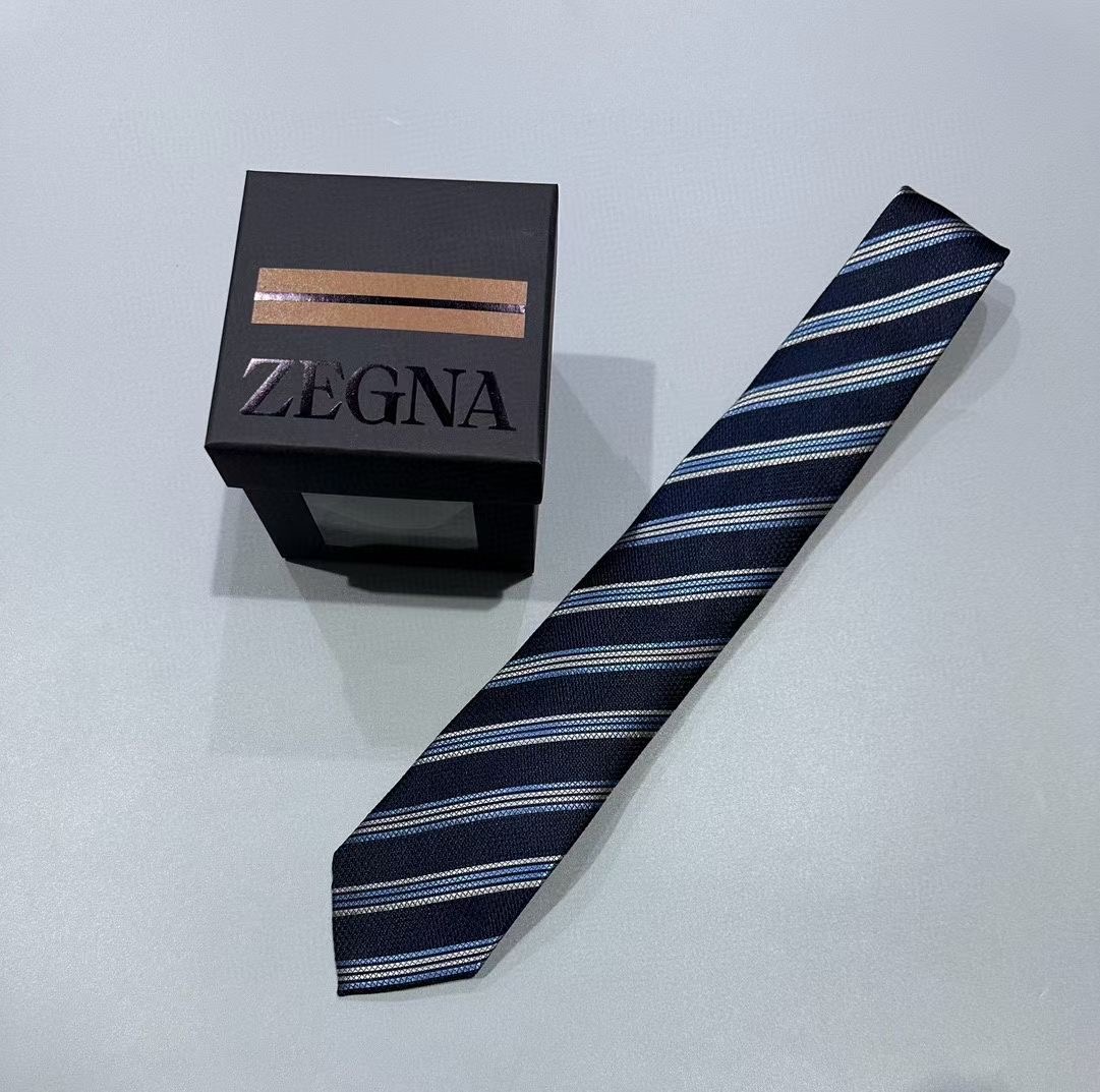 **do** เนคไท Zegna ผ้าไหม 100% สินค้าใหม่ ของแท้