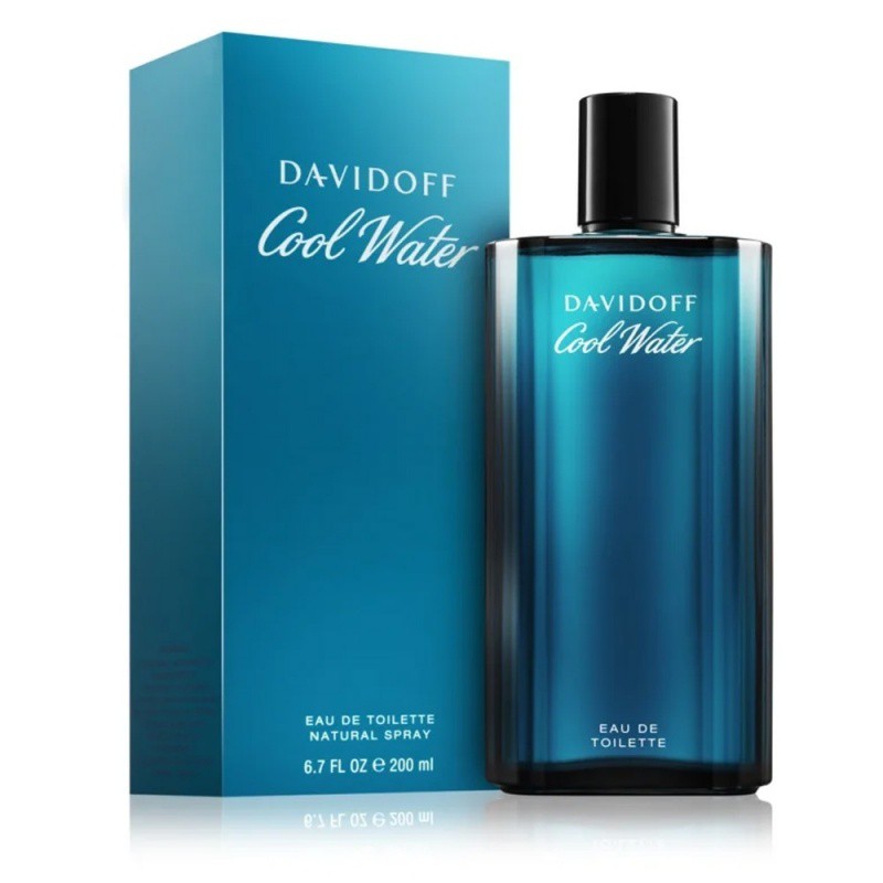 200ml สุดคุ้ม น้ำหอม แท้100% Davidoff Cool Water Man 200ml กล่องซีล