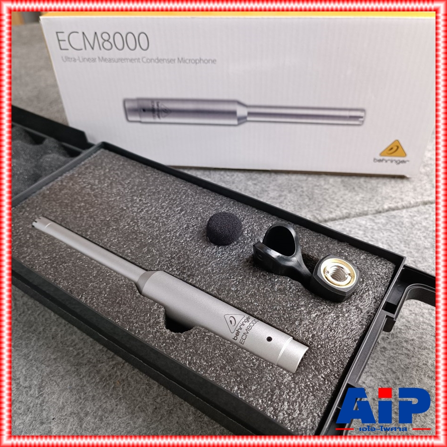 BEHRINGER ECM8000 ไมค์RTA ไมโครโฟน ECM 8000 ECM-8000 ไมค์ใช้งานในระบบเครื่องเสียง MID ไมค์RTA-M เอไอ-ไพศาล +++