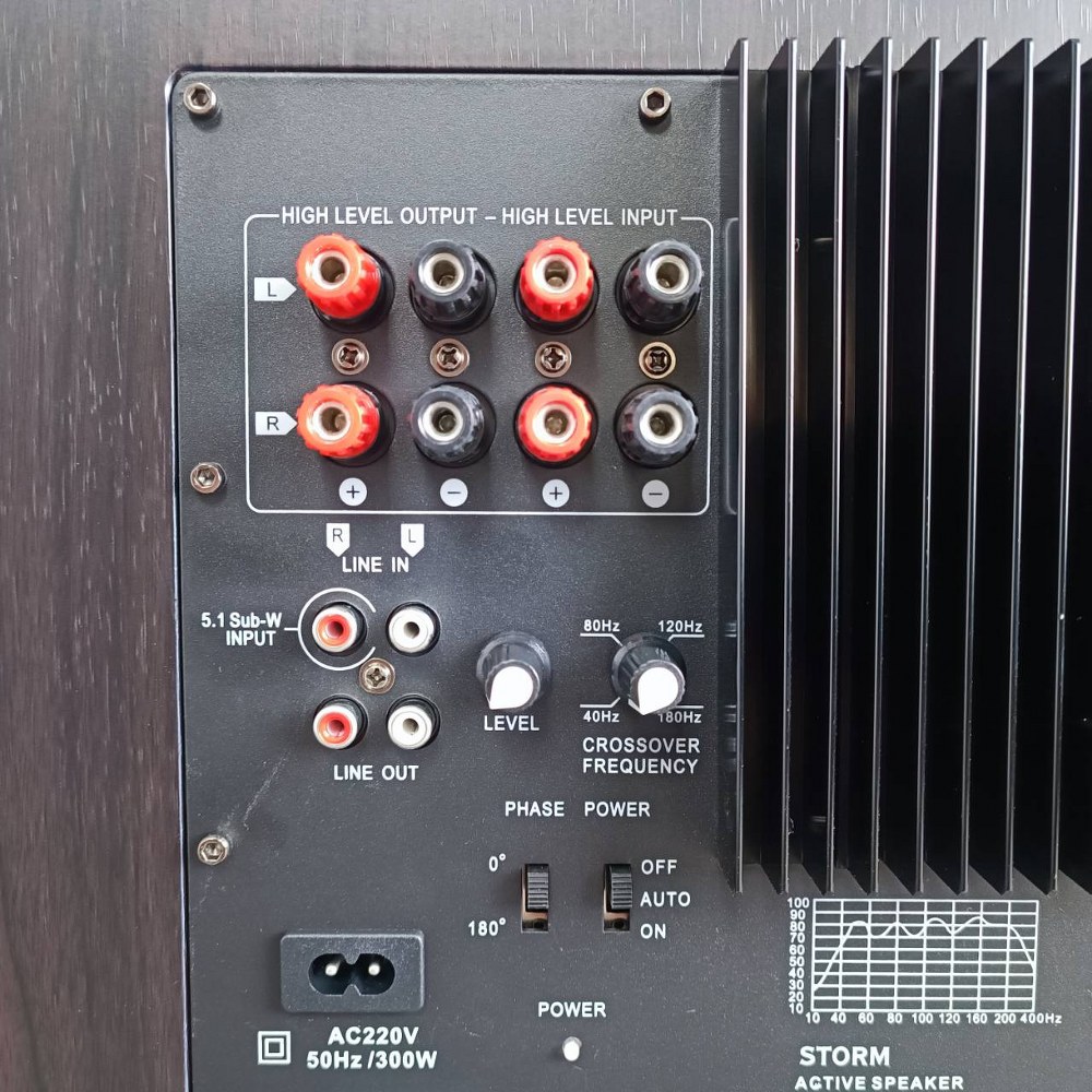 STORM RM-156 ตู้ลำโพงซับ15นิ้ว Active Subwoofer Speaker มีแอมป์ในตัว RM 156 RM156 ตู้ลำโพง ซับเบส เอไอ-ไพศาล