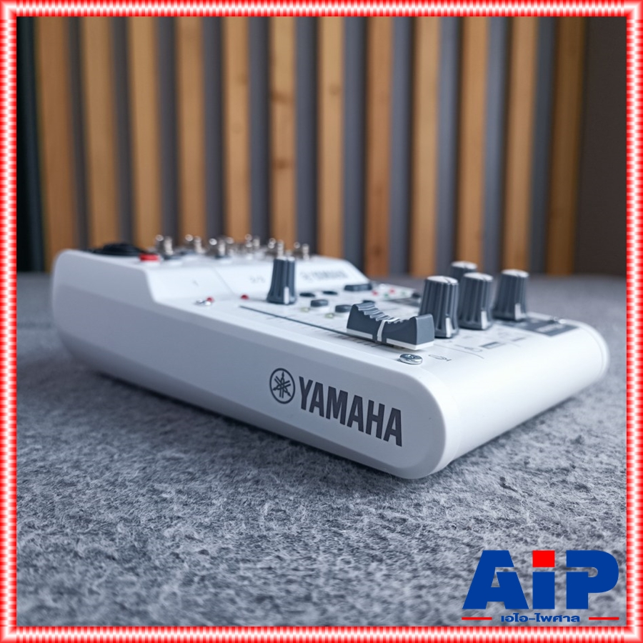 YAMAHA AG-03MK2W สีขาว MIXER มิกเซอร์ 3 ช่องสัญญาณพร้อมอินเตอร์เฟสเสียงแบบ USB ยามาฮ่า AG 03 MK 2 W AG03MK2W เอไอ-ไพศาล