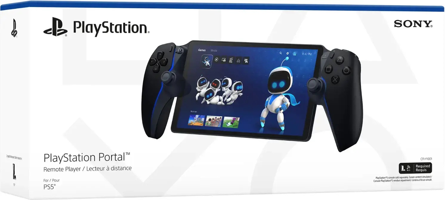 PlayStation Portal - Midnight Black (Remote Player) ศูนย์ไทย (รับประกัน 1 ปี) พร้อมติดฟิล์มกันรอยแบบกระจก