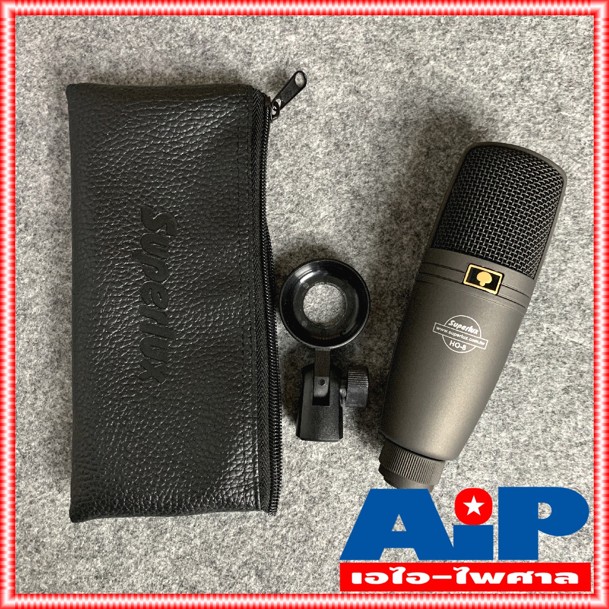 SUPERLUX HO8 ไมค์สตูดิโอ HO-8 ไมค์อัดเสียง HO 8 ไมค์สาย คอนเด็นเซอร์ ไมค์คอนเดนเซอร์ Mic Condenser ไมค์โครโฟน