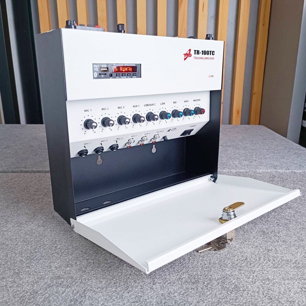 TRIO TR-100TC แอมป์ ติดห้องเรียน 60W ครื่องขยายเสียงสำหรับห้องเรียน 60 W TR 1000TC เพาเวอร์มิกเซอร์สเตอริโอ TR100TC เอไอ-ไพศาล
