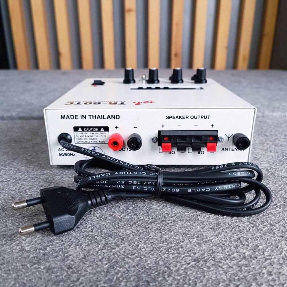 TRIO TR-60TC แอมป์ ติดห้องเรียน 30W เครื่องขยายเสียงสำหรับห้องเรียน 30 W TR 60TC เพาเวอร์มิกเซอร์สเตอริโอ TR60TC เอไอ-ไพศาล