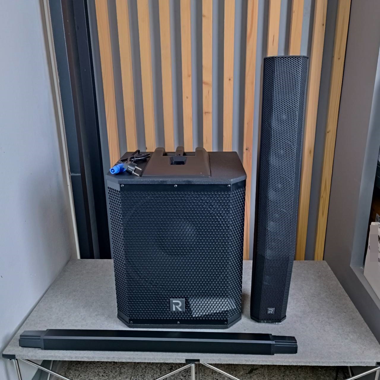 River Acoustics G-15 ลำโพงคอลัมน์แอคทีฟ 6×4 นิ้ว ซับ 15 นิ้ว มีบลูทูธ ลำโพง ลำโพงคอลัมน์ มีแอมป์ในตัว G 15 G15 เอไอ-ไพศาล