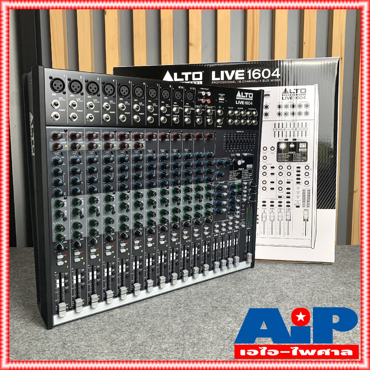 ALTO LIVE1604 MIXER (สินค้าของแท้ นำเข้าโดยNPE) LIVE1604 LIVE 1604 16CH Mixer usb interface มี เอฟเฟค USB