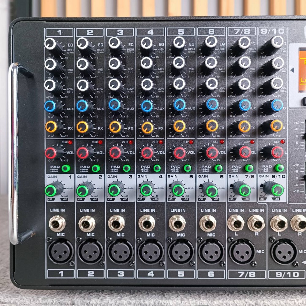 NTS PMR-1030 POWERMIXER ทรงตั้ง มิกเซอร์ PMR 1030 PMR1030 รองรับ BLUETOOTH มิกเซอร์บลูทูธ 10 input มิกซ์ บลูทูธ มิกเซอร์ Bluetooth mixer เครื่องเสียง มิกเซอร์เอฟเฟค เอไอ-ไพศาล