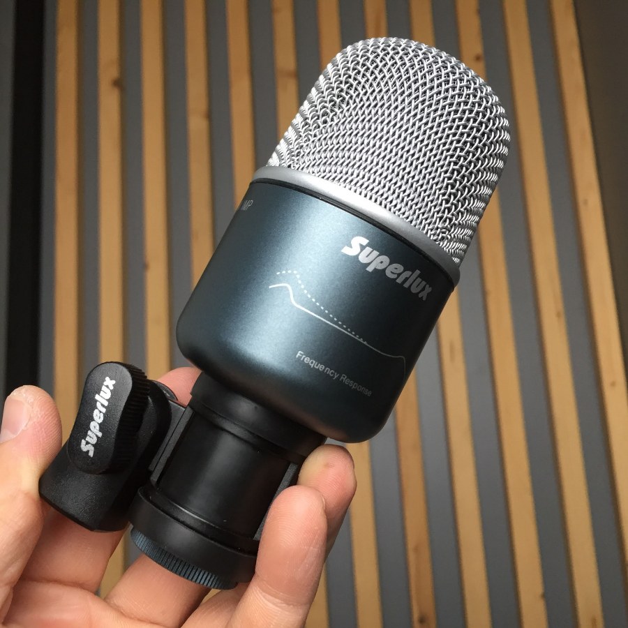 SUPERLUX PRO-218A ไมค์กระเดื่อง ไมค์เครื่องดนตรี PRO218A ไมค์กลอง PRO 218 A ไมค์สาย Kick Drum Microphone instruments