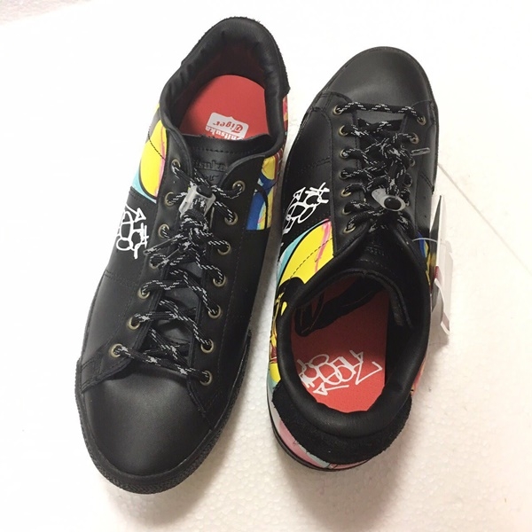 รองเท้าโอนิ LAWNSHIP - Longship Black / Black (HAMILTON YOKOTA)