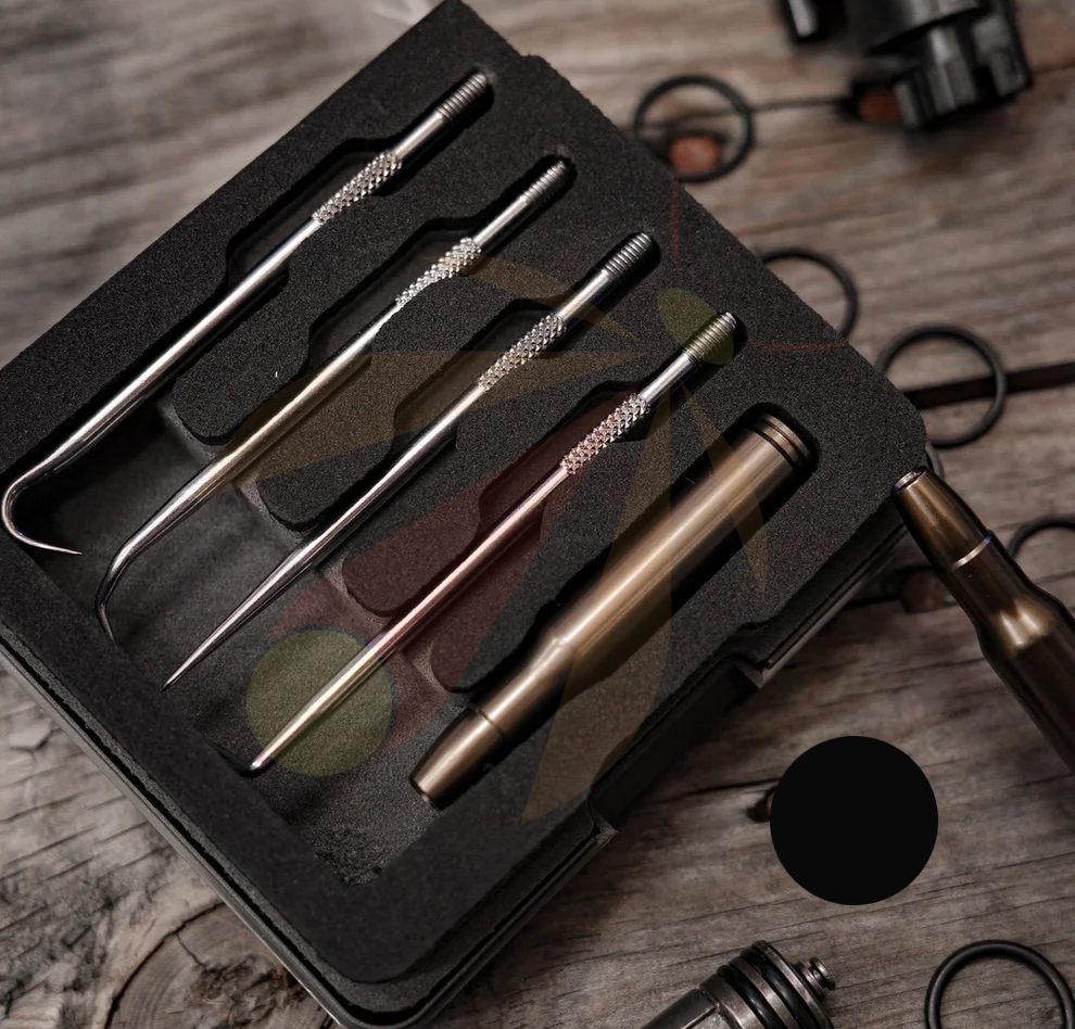 GUN POWER TOOL 5-Piece Multi-Pick Tool Kit - Black