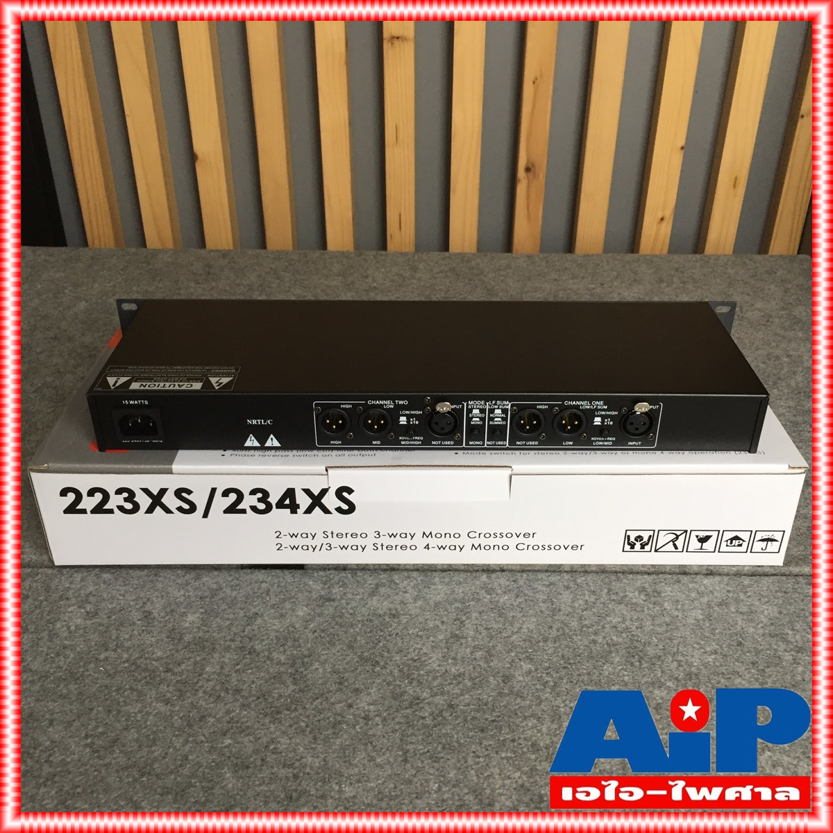 NTS 223XS crossover เอ็นทีเอส Cossover 223XS ครอสโอเวอร์ รุ่น 223 ครอส2ทาง ครอสตัดเสียง เอไอ-ไพศาล