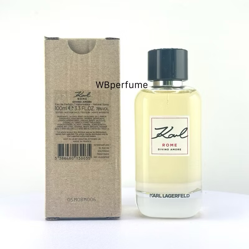 น้ำหอม Karl Rome Divino Amore Karl Lagerfeld for women 100ml กล่องเทสเตอร์