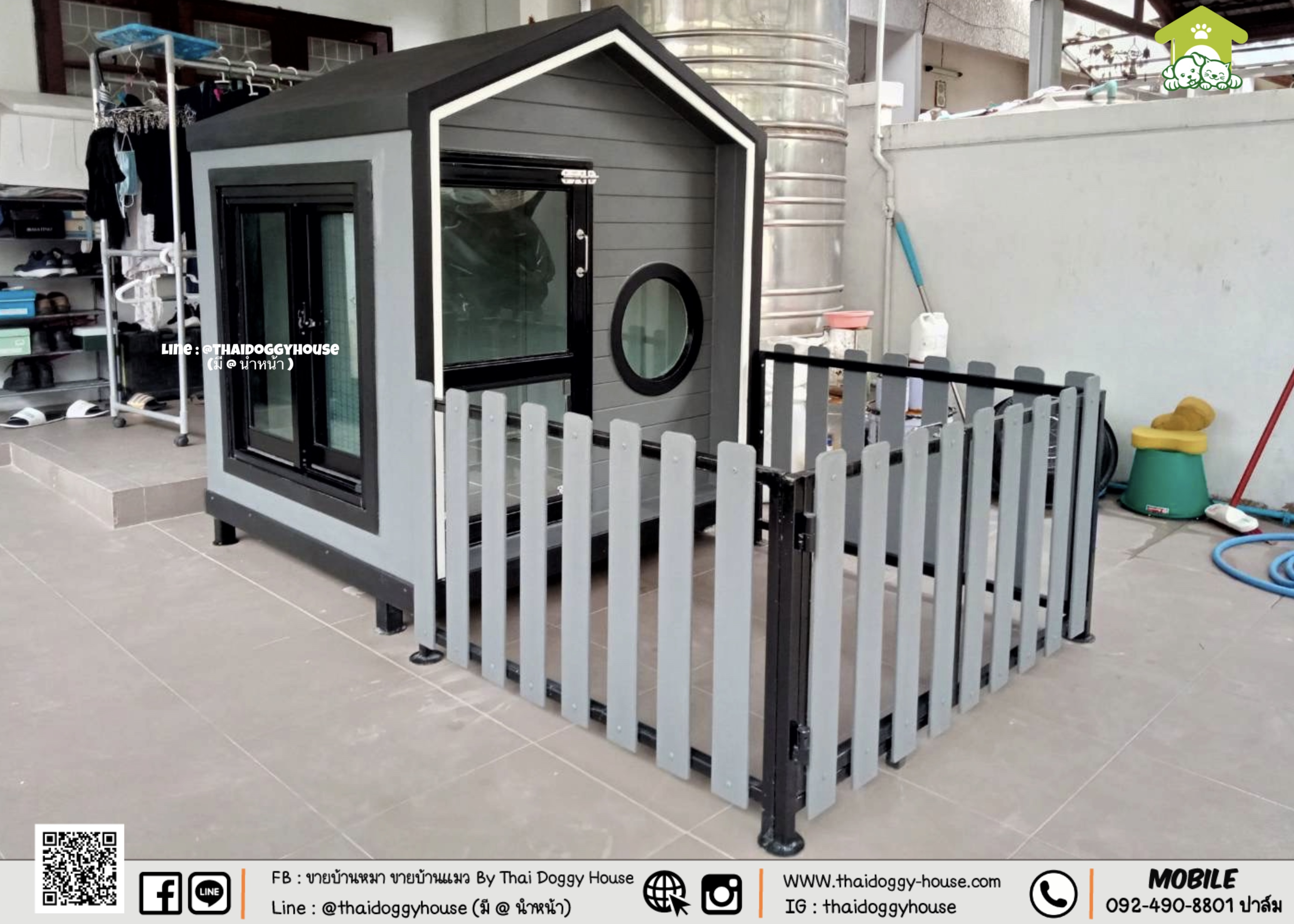 บ้านหมา บ้านแมว "𝐍𝐎𝐑𝐃𝐈𝐂 𝐒𝐓𝐘𝐋𝐄 𝐁𝐘 𝐓𝐇𝐀𝐈 𝐃𝐎𝐆𝐆𝐘 𝐇𝐎𝐔SE