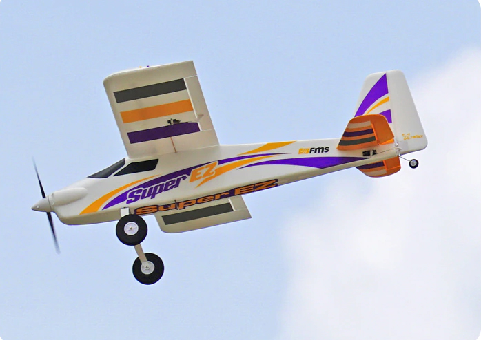 เครื่องบินโฟม น้ำ+บก FMS : Super EZ V4 1220mm PNP ตัวลำ+ชุดไฟ (ไม่รวม แบต รีซีฟ รีโมท)