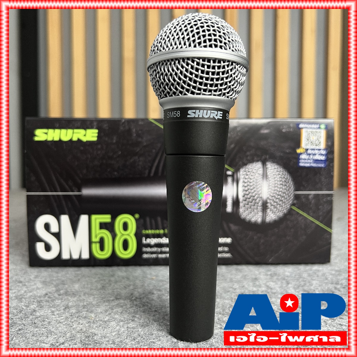 แท้มหาจักร* SHURE ไมโครโฟน รุ่น SM58LC SM58 SM 58 LC Dynamic Microphone ชัวร์ ไมค์ ไมค์สาย ไมค์ร้อง ไมค์พูด SM-58lc +++