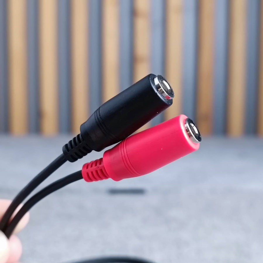 ยาว25เซนติเมตร DYNACOM สาย TR-ST ผู้ ออก TR-ST เมีย x2 J-204 สายทด AUX เอไอ-ไพศาล