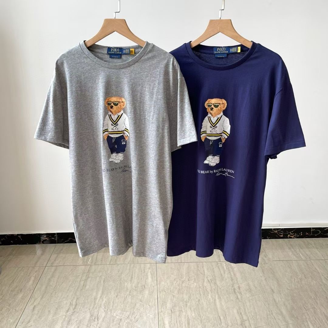 **do** เสื้อยืด Ralph Lauren สกรีนหมีตัวใหญ่ มี 2 สีให้เลือก ใส่ได้ชาย หญิง สินค้าใหม่ ของแท้