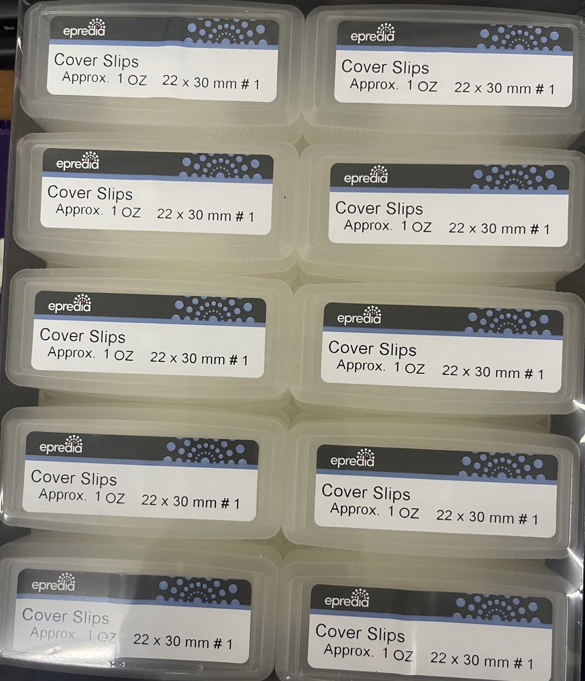 Cover Glass microscope กระจกปิดสไลด์