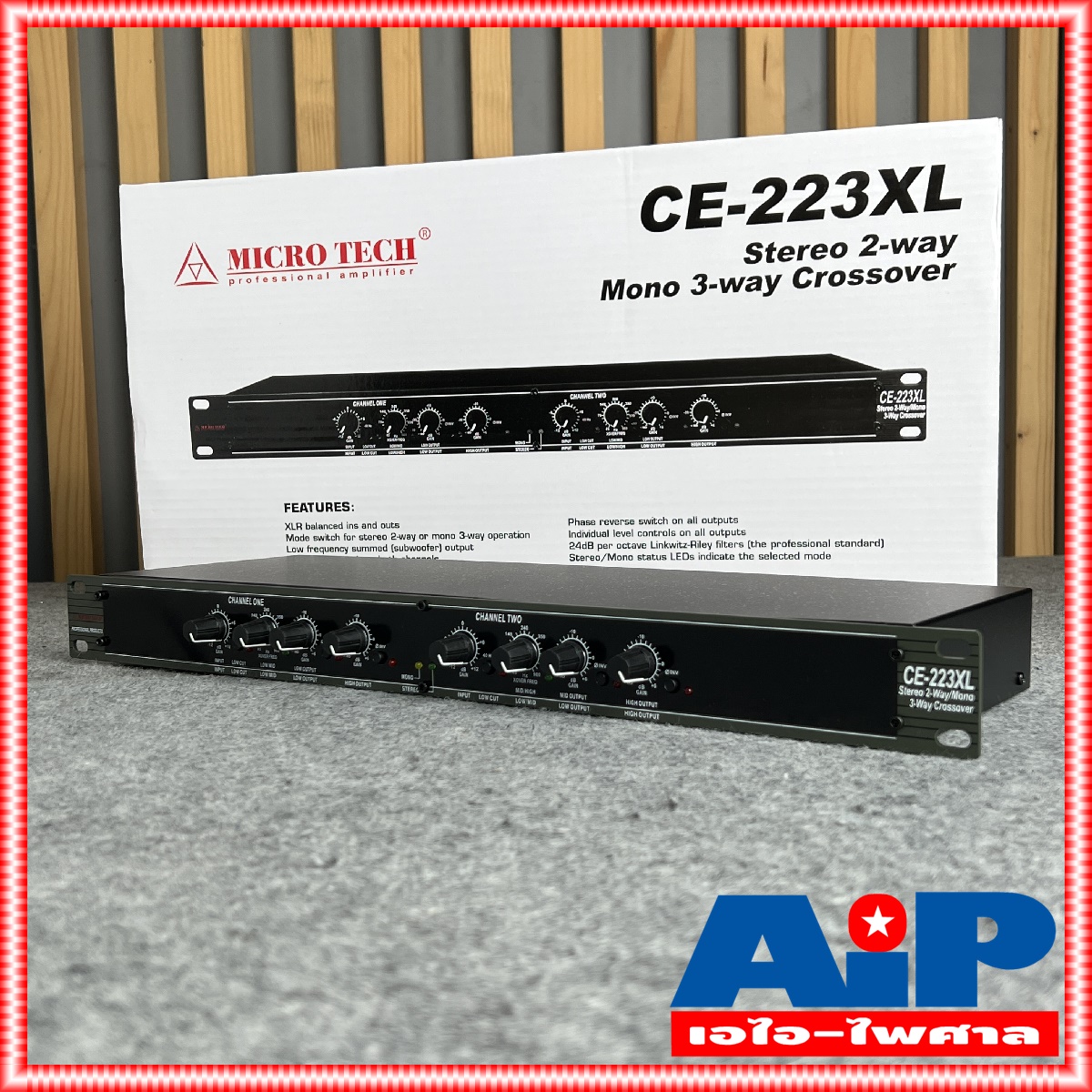 MICROTECH CE-223XL crossover MICRO TECH CE223XL ครอสโอเวอร์ CE 223 XL CE223 CE-223 ครอส3ทาง ครอส 2ทาง ครอสตัดเสียง ไมโครเทค เอไอ-ไพศาล