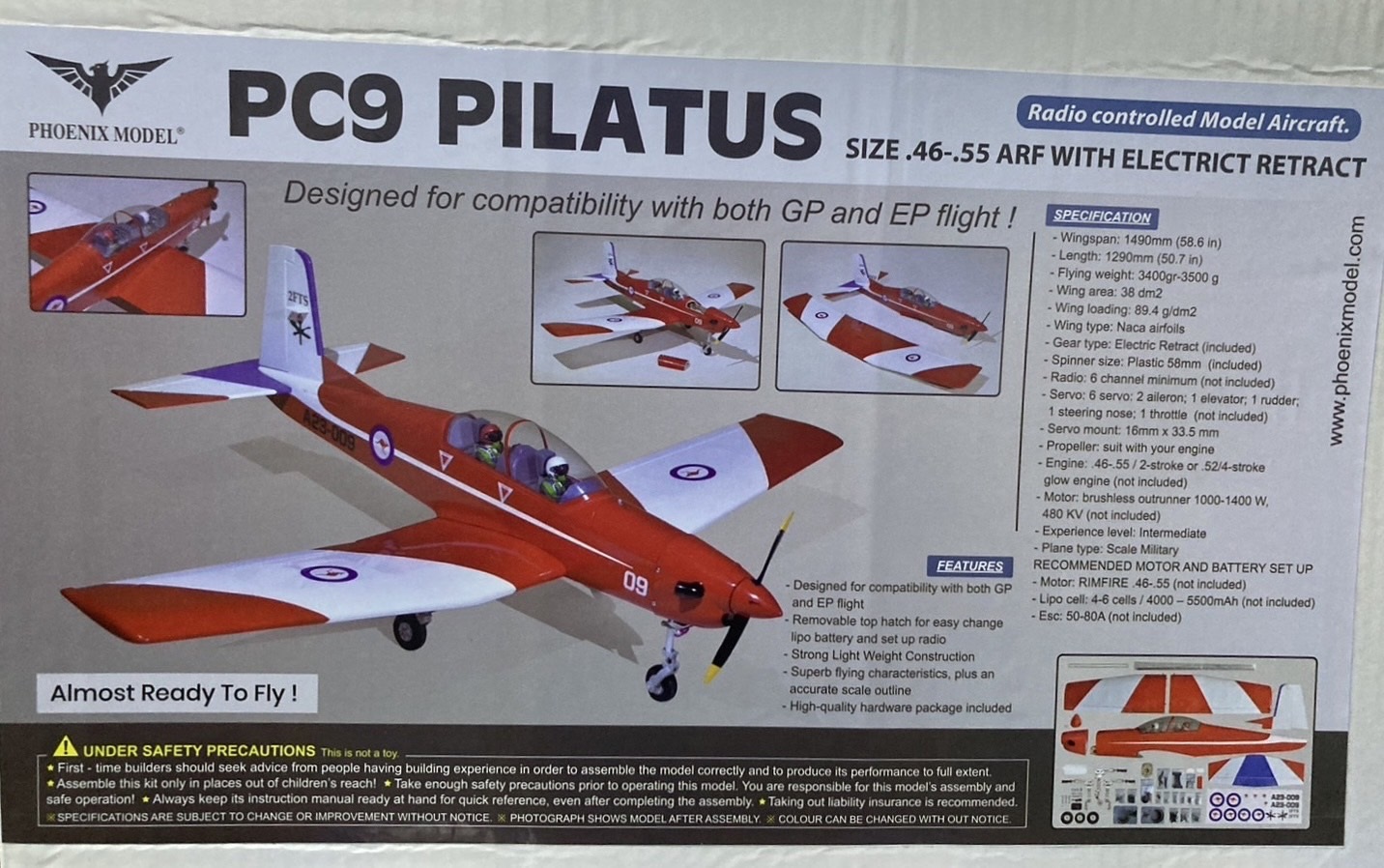 ตัวลำเครื่องบินน้ำมัน เฉพาะตัวลำไม้ (มีหลายรุ่น)(ไม่รวมชุดไฟ ไม่รวมเครื่องยนต์)