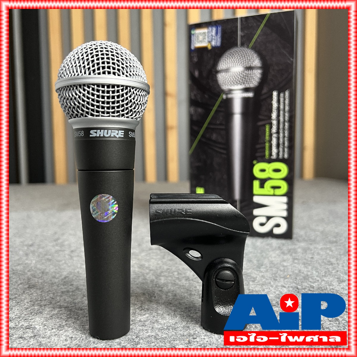 แท้มหาจักร* SHURE ไมโครโฟน รุ่น SM58LC SM58 SM 58 LC Dynamic Microphone ชัวร์ ไมค์ ไมค์สาย ไมค์ร้อง ไมค์พูด SM-58lc +++