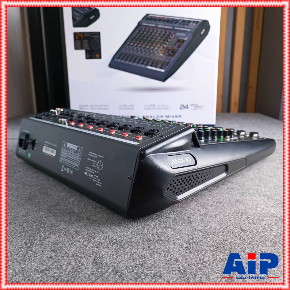 SOUNDVISION AMX-10 MIXER เครื่องผสมสัญญาณ มิกเซอร์ อนาล็อก 10 CH ซาวด์ วิชั่น รุ่น AMX 10 AMX10 เอไอ-ไพศาล