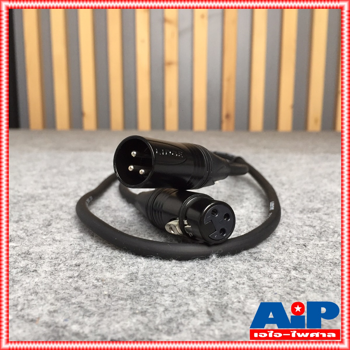 (แพ็ค1เส้น) LIDGE YM-381 สายXLR เมีย-ผู้(CANNONหัวท้าย) YM381 สาย1เมตร สายXLR หัวท้าย YM 381 สาย XLR ผู้ ออก XLR เมีย 1M สาย cannon หัวท้าย ผู้-เมีย เอไอ-ไพศาล