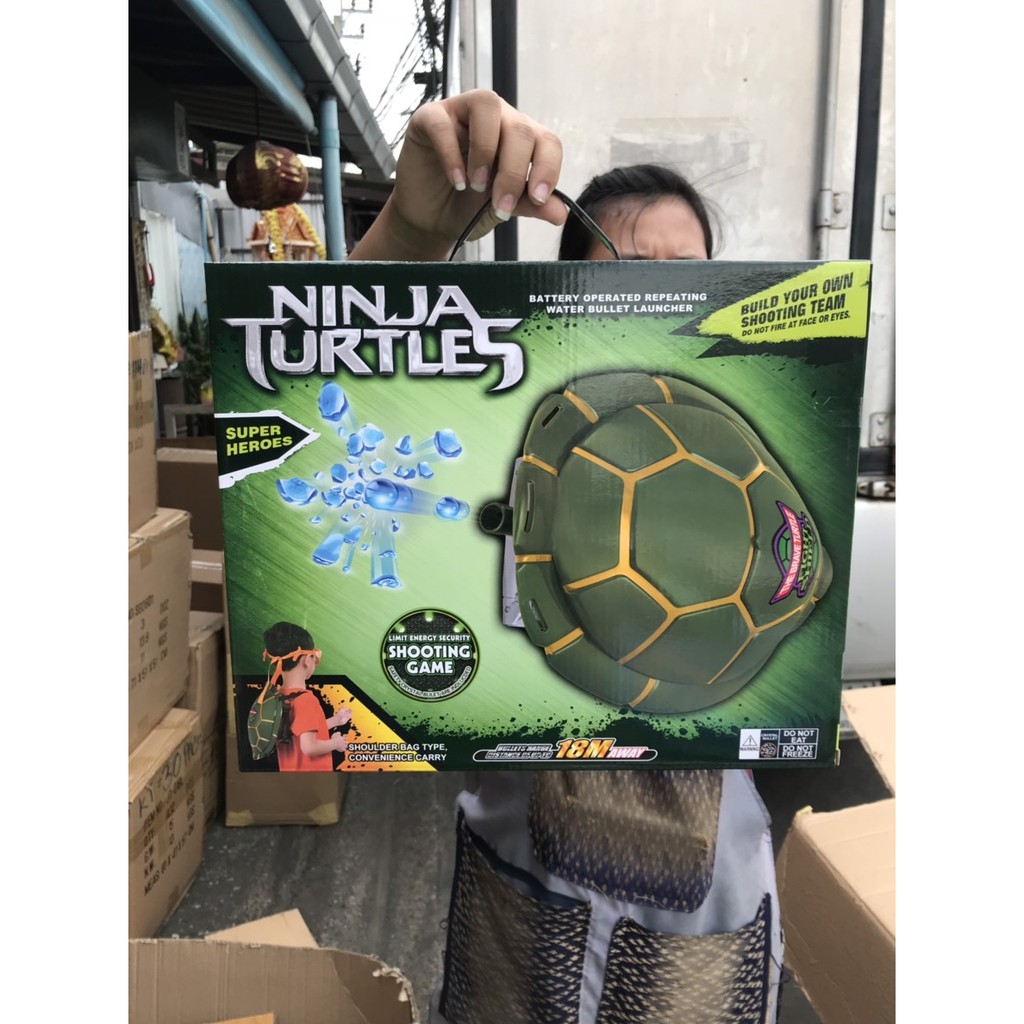 T01 ของเล่นเด็กนินจากระดองเต่ายิงลูกกระสุน