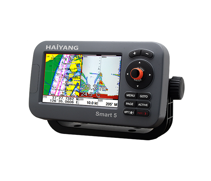 เครื่องหาปลา+GPS ยี่ห้อ Haiyang HD-50CF เมนูไทย จอ 5 นิ้ว พร้อมหัวทองเหลือง