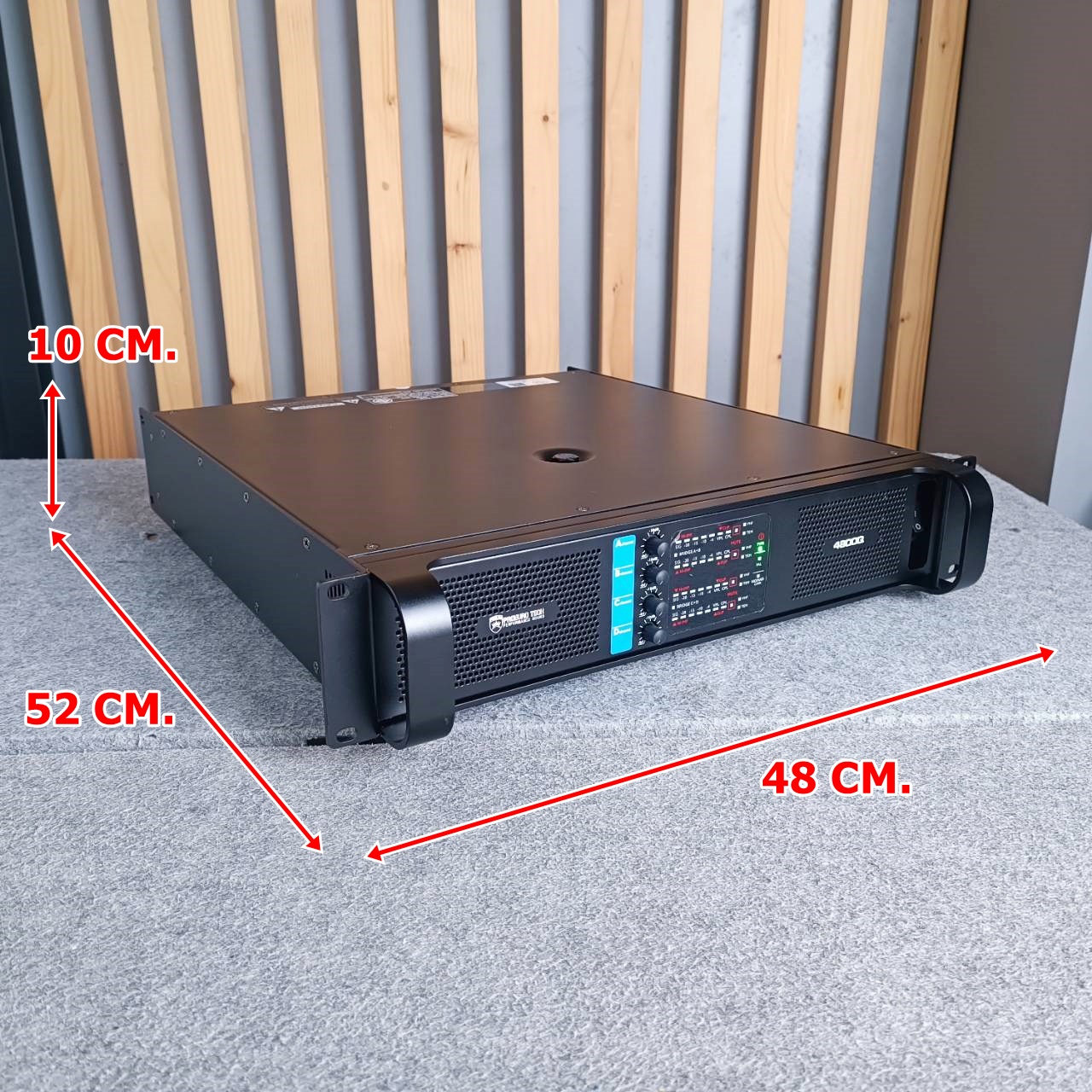 PROEUROTECH 4800Q POWERAMP โปรยูโรเทค ขยาย เพาเวอร์ เครื่องขยายเสียง แอมป์ โปรยูโร เทค Proeuro Tech 4800 Q POWER AMP 4800Q 4-Channel PROEURO TECH เอไอ-ไพศาล