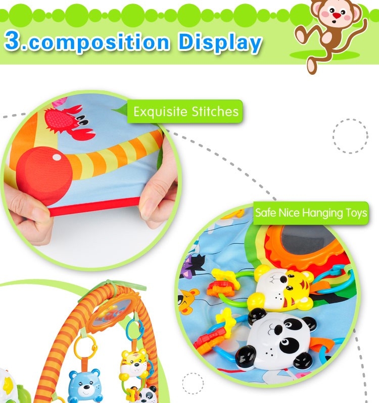 HY7101-A ของเด็กเพลยิมผ้าเปียโนใส่ถ่าน โมบายเด็ก ปลีกกล่องละ