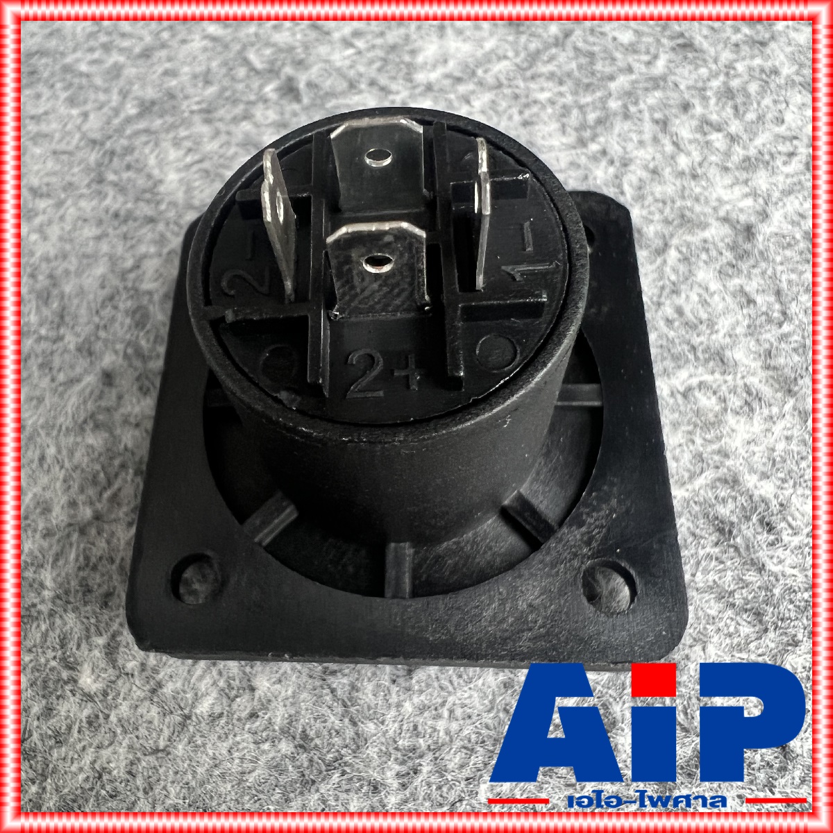 J.SPEAKON YM-116 ติดแท่นเหลี่ยมใหญ่ LIDGE Connector 4-pole Speak-On ปลั๊กสเปคคอน ym116 SPEAKONของแท้ เอไอ-ไพศาล