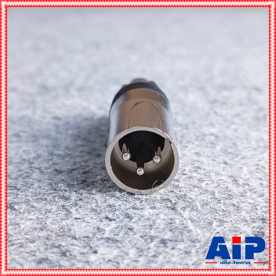 1ตัว NPE E-002A ราคา1ตัว CANNON แจ็ค XLR ตัวผู้ 3 ขา ท้ายยาง สำหรับเข้าสาย รุ่น E002 E 002 A E002 เอไอ-ไพศาล