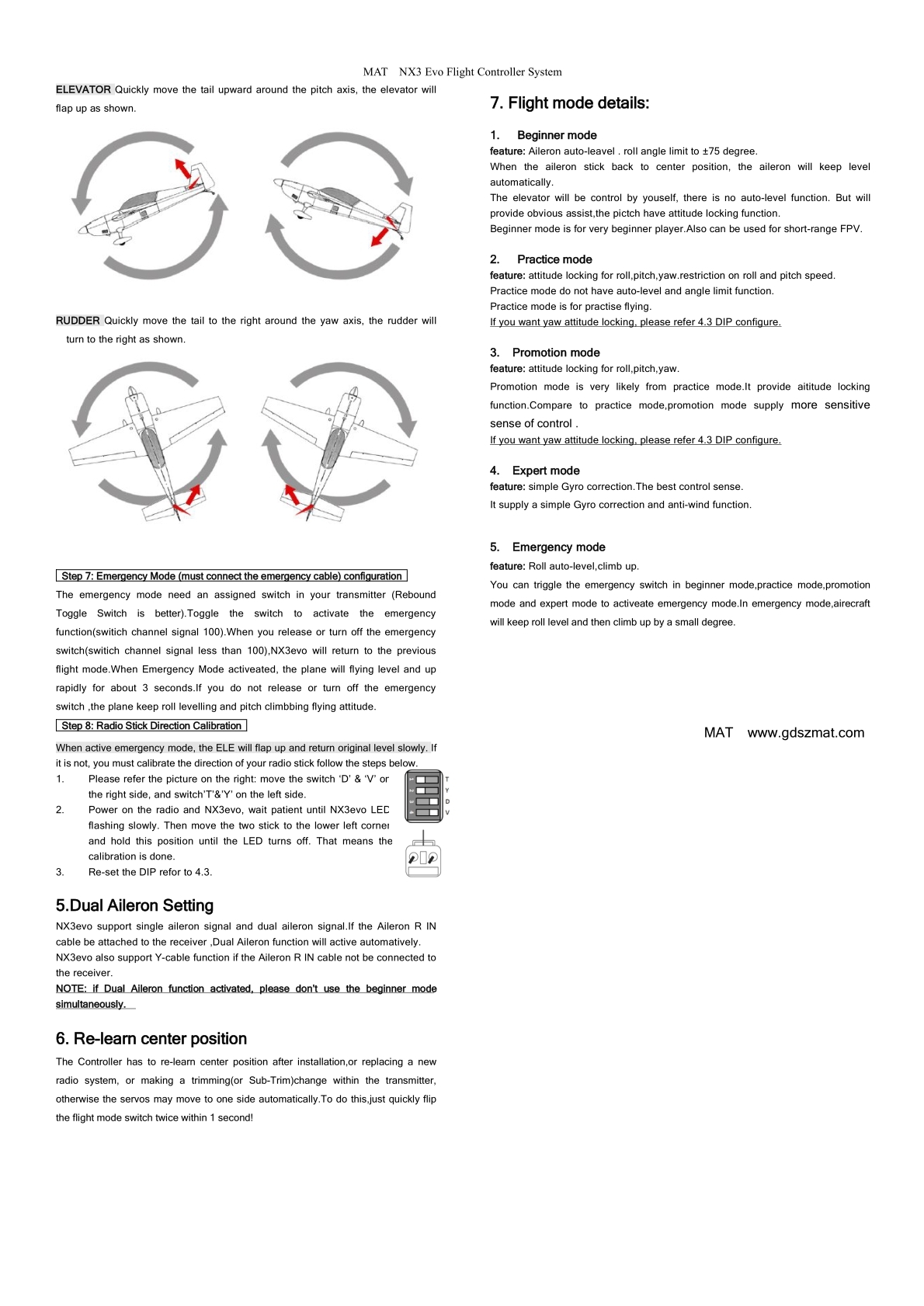 NX3-EVO ไจโรเครื่องบิน