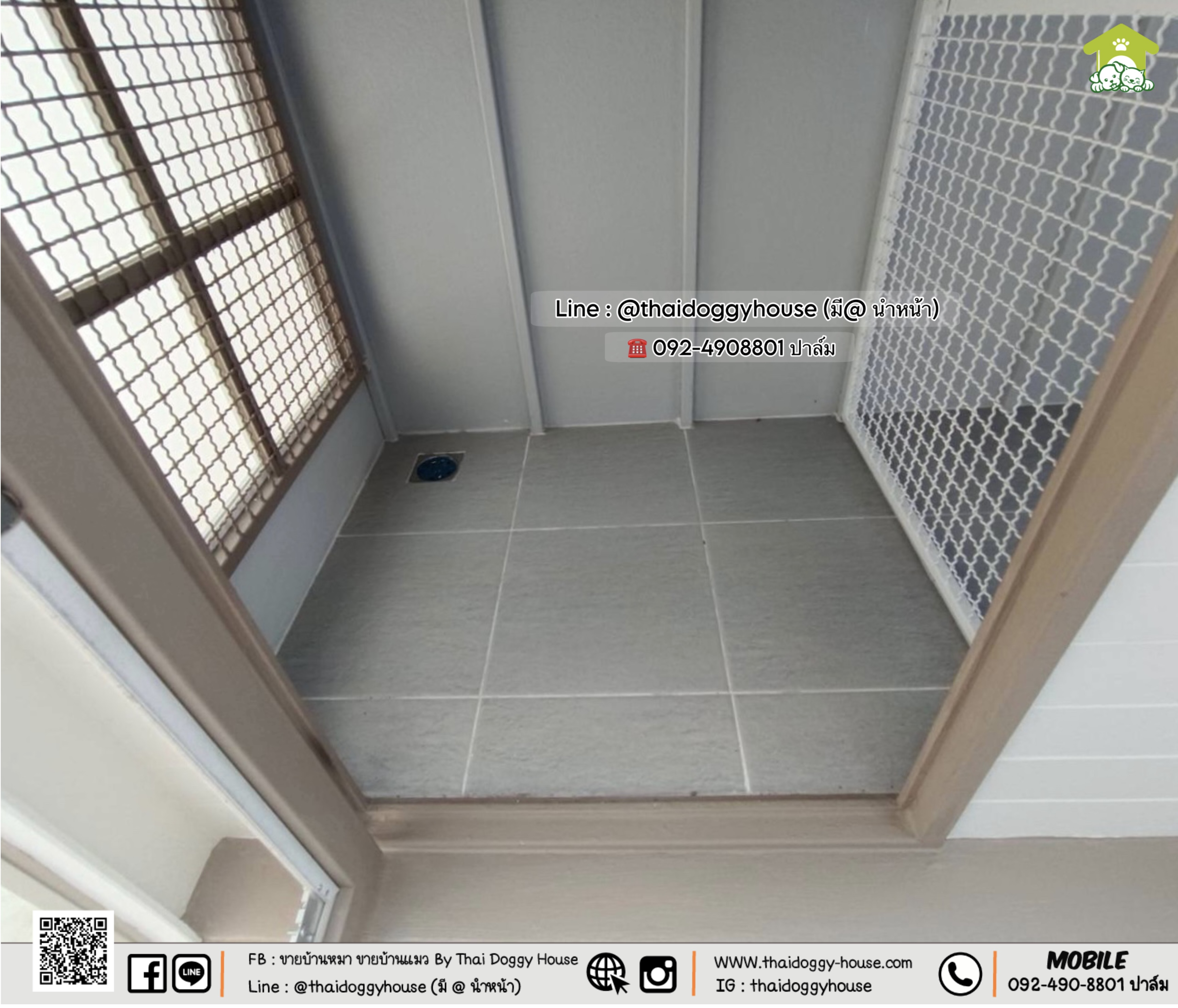 บ้านหมา บ้านแมว 𝐓𝐡𝐚𝐢 𝐝𝐨𝐠𝐠𝐲 𝐡𝐨𝐮𝐬𝐞 แบบบ้าน 𝗡𝗼𝗿𝗱𝗶𝗰 𝘀𝘁𝘆𝗹𝗲