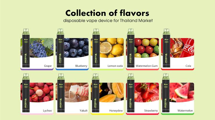 ❤️🔥รุ่นใหม่ Vookbar Scor 5000 สูบ