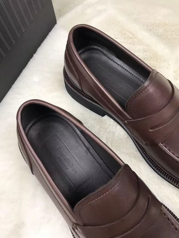 **do** รองเท้าหนัง Zegna Siena Flex Shoes ของผู้ชาย สินค้าใหม่ ของแท้