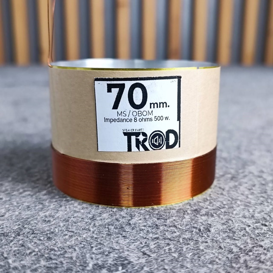 อลูมิเนียม วอยซ์ เบอร์70 อลูมิเนียม วอยซ์ทั่วไป วอยซ์เทียบเบอร์70 VOICE COIL วอยล์ ลำโพง ดอกลำโพง อะไหล่ลำโพง เอไอ-ไพศาล