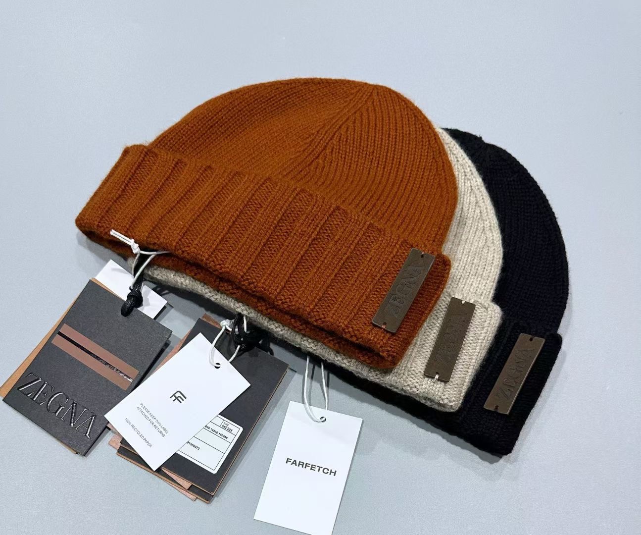 หมวกแคชเมียร์กันหนาว Zegna OASI CASHMERE BEANIE มี 3 สี ใส่ได้ ชาย หญิง สินค้าใหม่ ของแท้