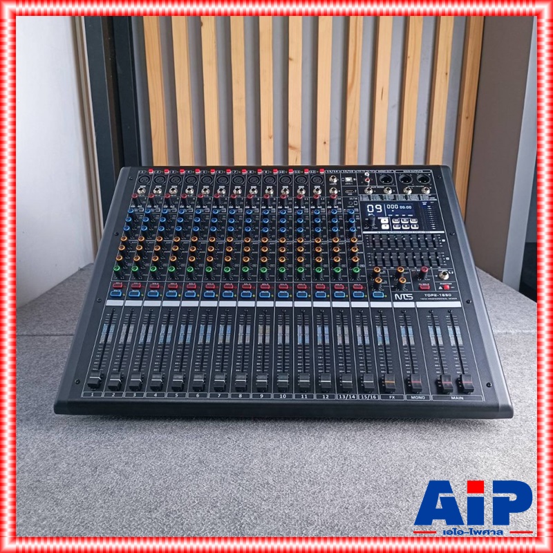 NTS TOP2-1650 POWERMIXER เอฟเฟคแท้ เพาเวอร์มิกเซอร์ มิกซ์NTS เครื่องเสียง เครื่องผสมสัญญาณเสียง เครื่องปรับแต่งเสียง MIX TOP2 1035 TOP21035 เอไอ-ไพศาล