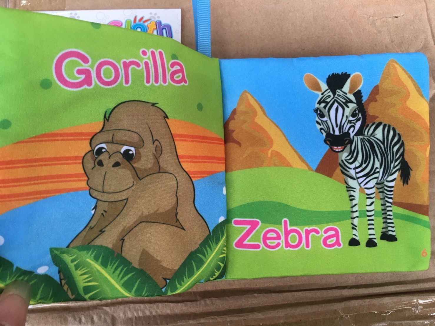 JL552 ของเล่นเด็ก สมุดผ้า หนังสือผ้าเด็กมีเสียงบิ๊ดๆ ปลีกเล่มละ