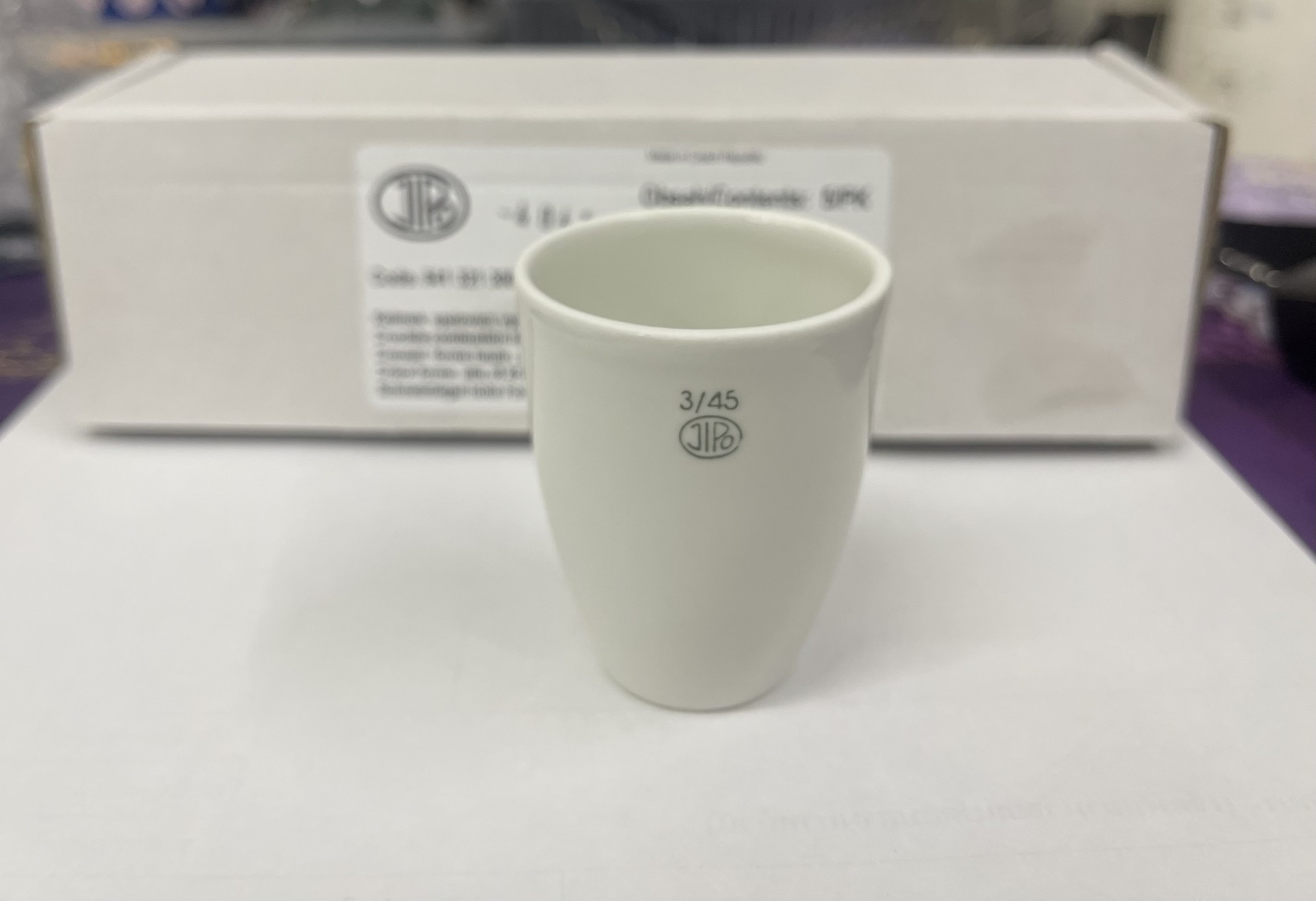 Crucible Porcelain ถ้วยเผากระเบื้องทนความร้อน 1000 องศา-Jipo Germany