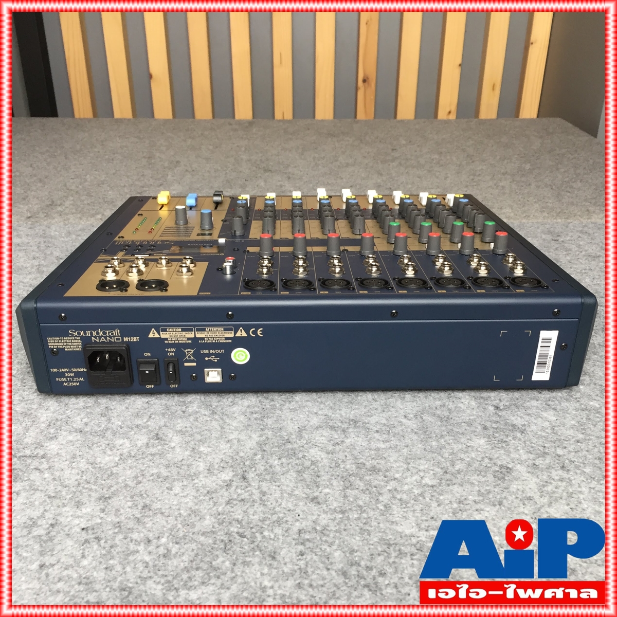 SOUNDCRAFT NANO M12BT MIXER มิกเซอร์อนาล็อก รองรับบลูทูธ และ USB นาโน M-12BT M 12BT เอไอไพศาล +++