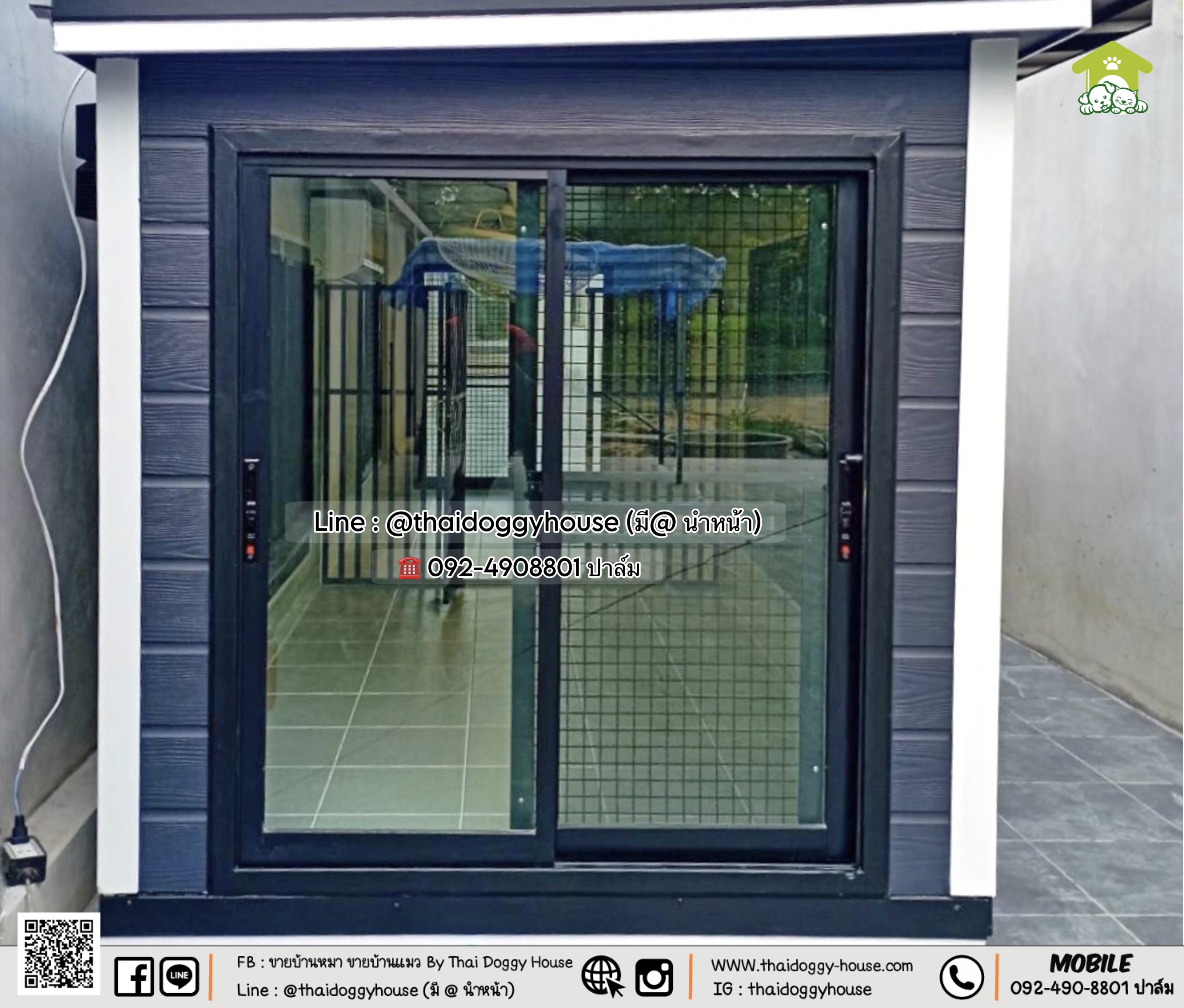 บ้านหมา บ้านแมว 𝐓𝐡𝐚𝐢 𝐝𝐨𝐠𝐠𝐲 𝐡𝐨𝐮𝐬𝐞 ✨ แบบบ้าน 𝑴𝒐𝒅𝒆𝒓𝒏 𝒔𝒕𝒚le