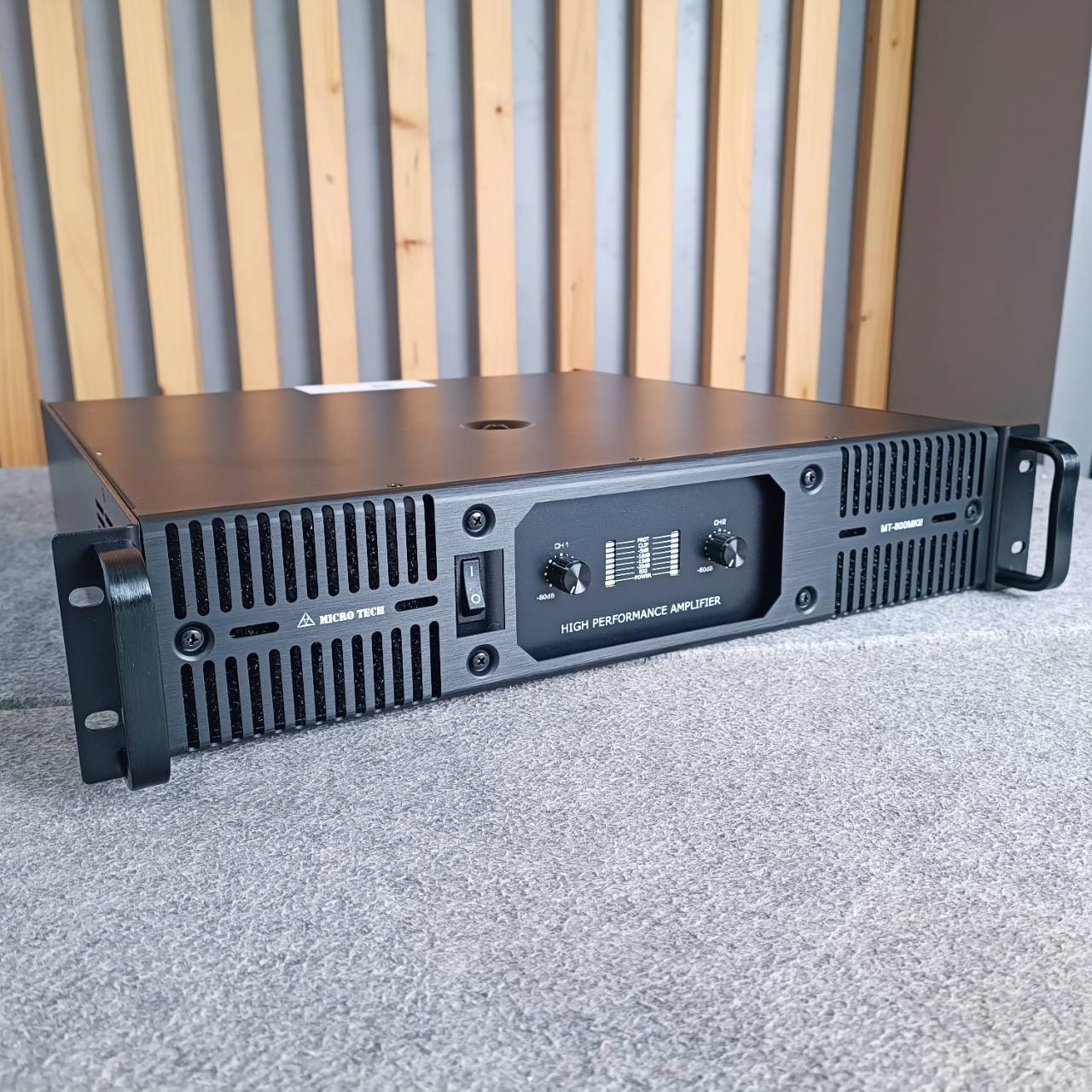 MICROTECH MT-800 MKII poweramp 2CH เพาเวอร์แอมป์ 2แชนแนล ไมโคร เทค MT 800 MKII เครื่องขยายเสียง MT800 MKII เอไอ-ไพศาล
