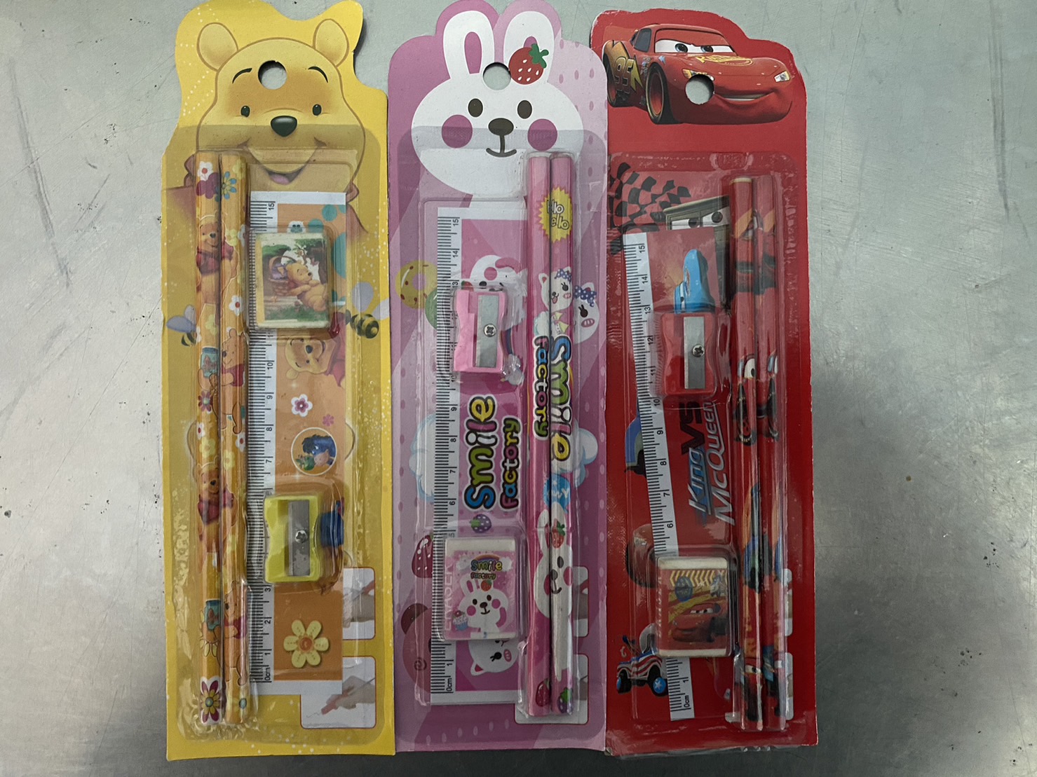 TT11 เครื่องเขียนเด็ก ดินสอยางลบไม้บรรทัดลายการ์ตูน ปลีกชิ้นละ