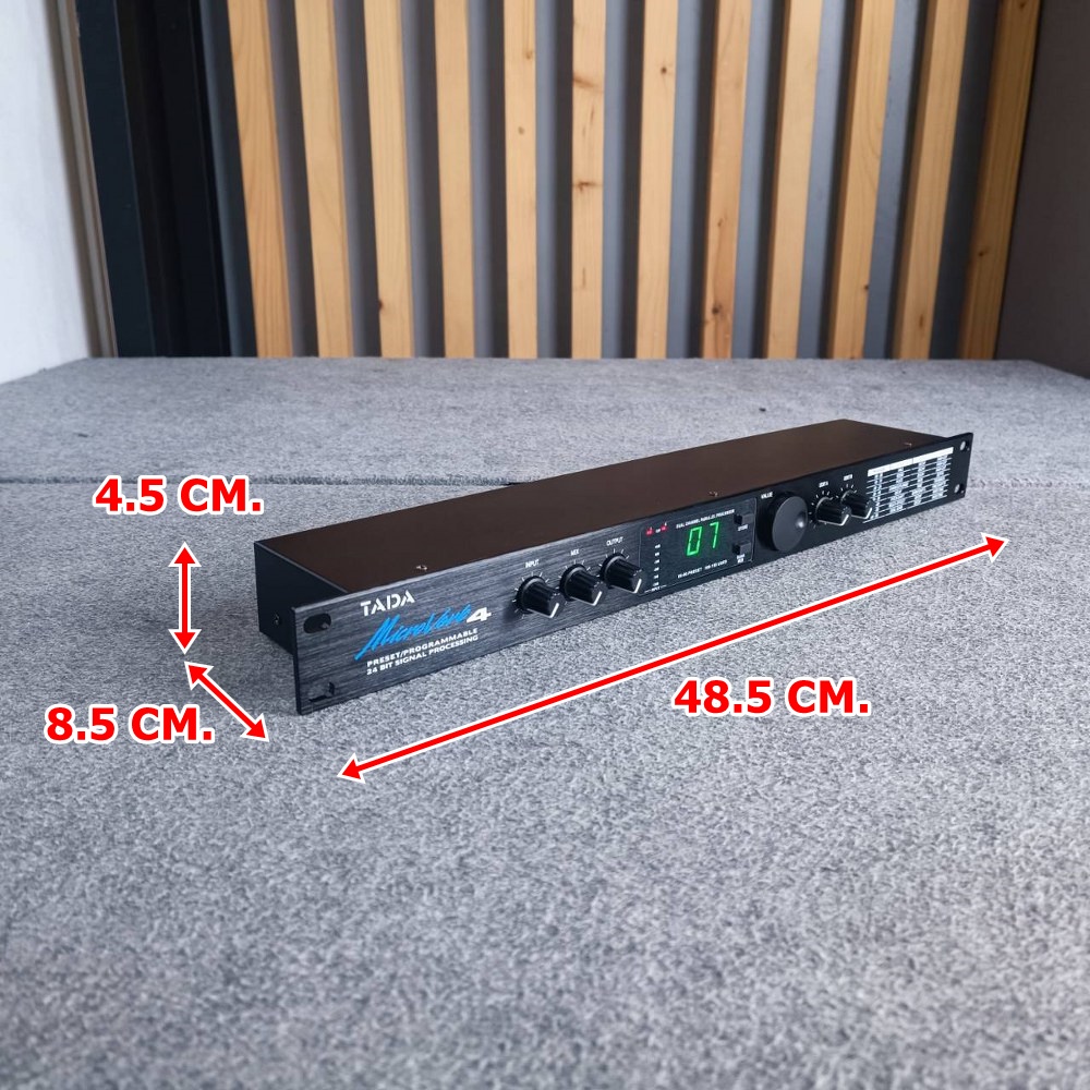 TADA MICROVERB4 เอฟเฟค ดิจิตอลเอ็ฟเฟ็ค เครื่องปรับเอฟเฟคเสียงร้องและเสียงดนตรี เครื่องปรับแต่งสัญญาณ MicroVerb 4 Effect ธาดา TA DA เอไอ-ไพศาล