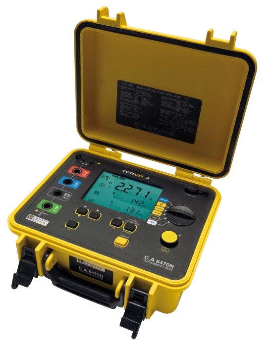 CA6470N Earth and Resistivity Tester เครื่องมือวัดความต้านทานดินแบบ Multi - Tester 4 in 1_Chauvin Arnoux